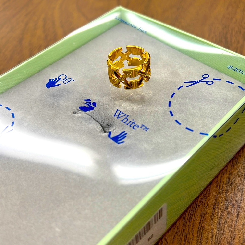 Off-White Arrows Ring (Authentic)